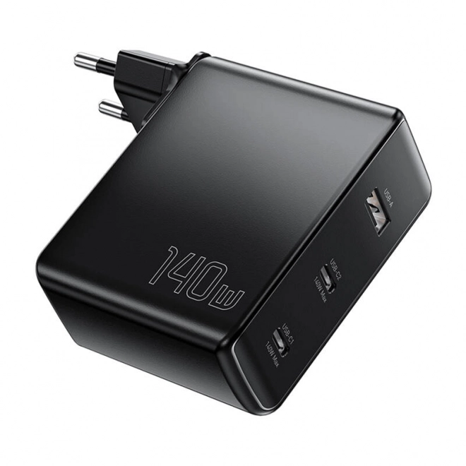 Nabíjačka do siete Essager 140W s 2x USB-C a USB-A