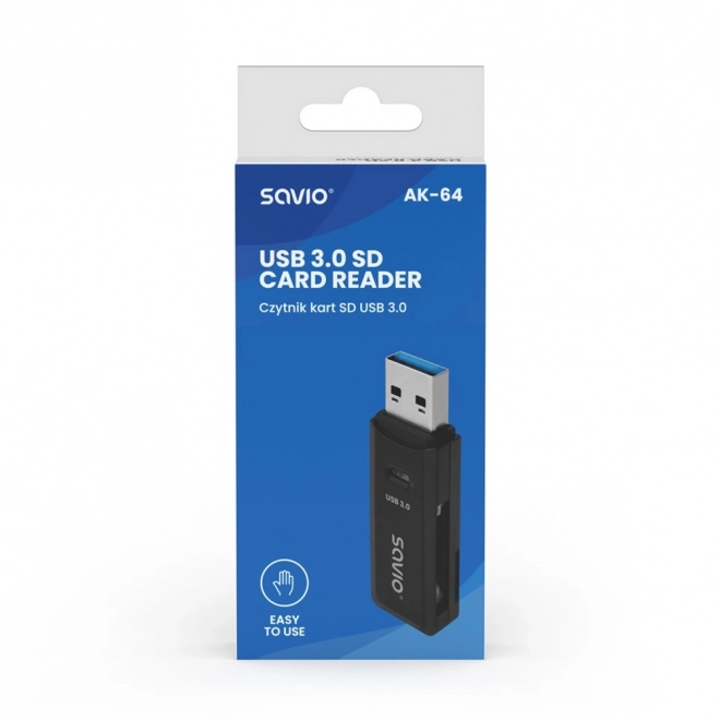 Čítačka kariet SD USB 3.0 SAVIO