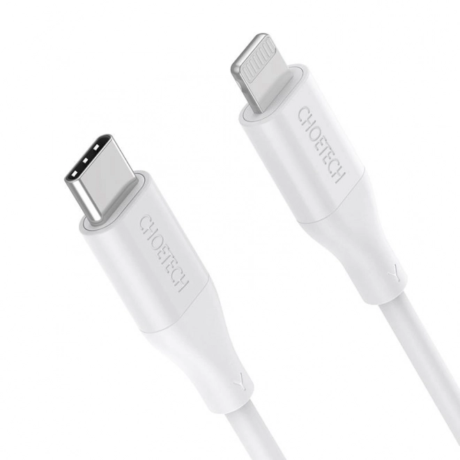 Kábel Choetech USB-C na Lightning 1,2m biela