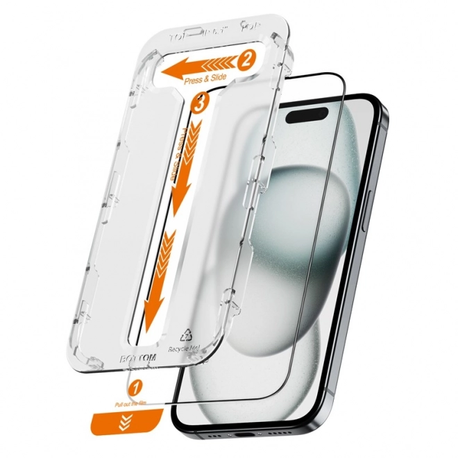 Ochranné sklo EasyShield pre iPhone 16 / iPhone 15 - 2 ks