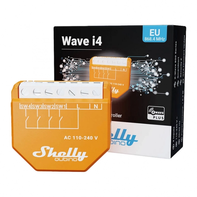 Ovládač Shelly Qubino Wave i4