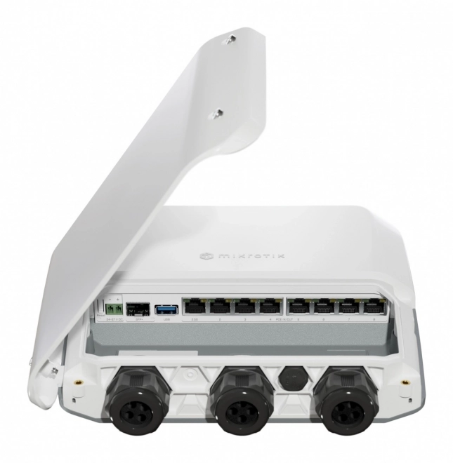 Router na vonkajšie použitie model RB5009UPr+S+OUT