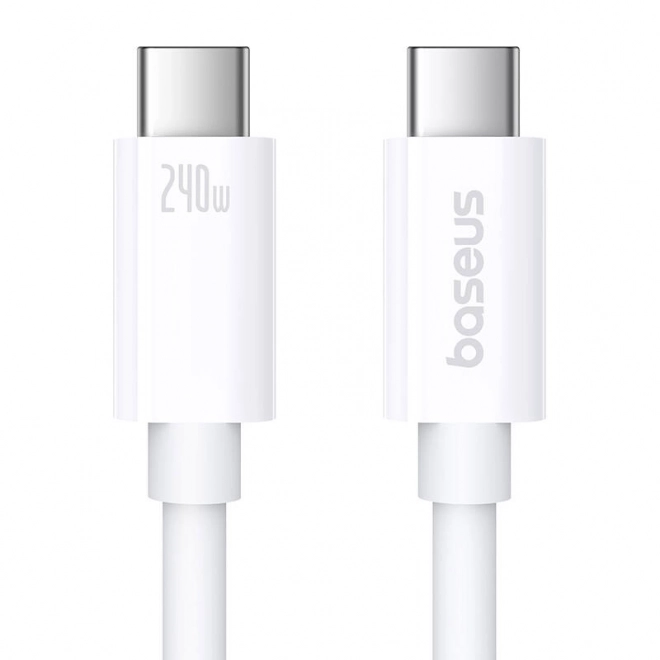 Kábel USB4 USB-C 240W 1m biely Baseus Superior