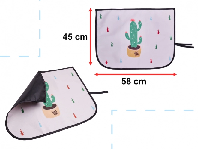 Magnetická clona na okno auta kaktus