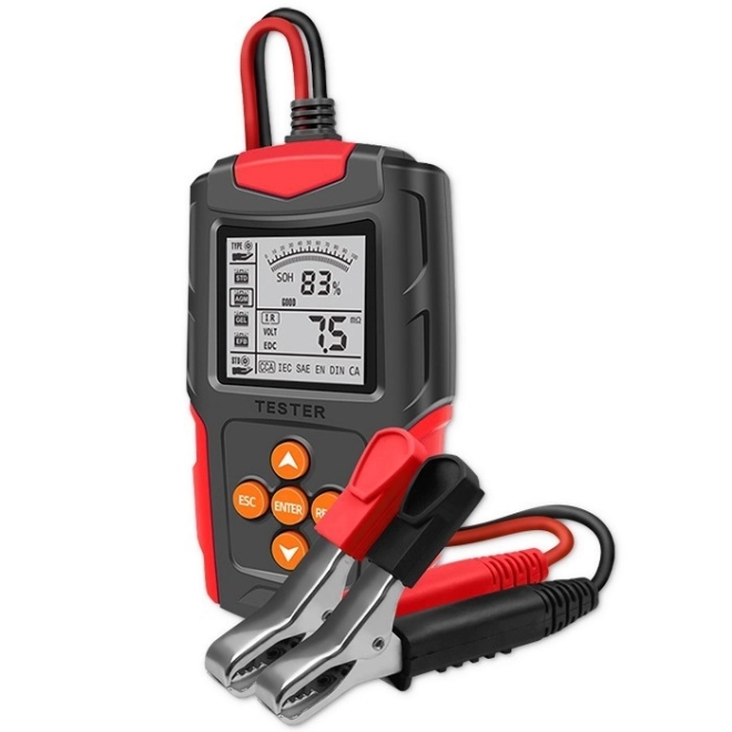 Digitálny tester batérií s displejom LCD Qoltec