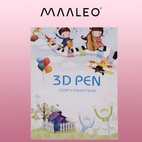 Kniha so šablónami pre 3D pero Maaleo