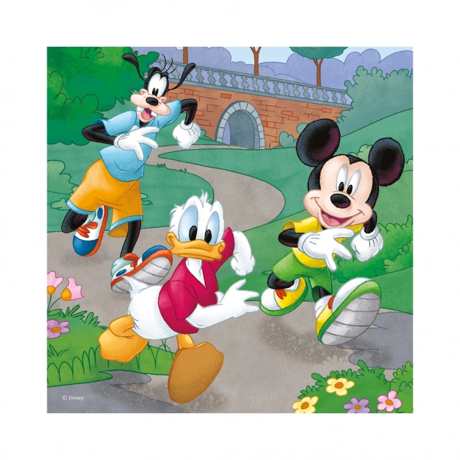 Puzzle Mickey Mouse a kamaráti 3x55 dielikov
