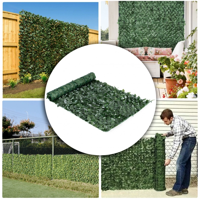 Umelý brečtanový živý plot na balkón 300x100 cm