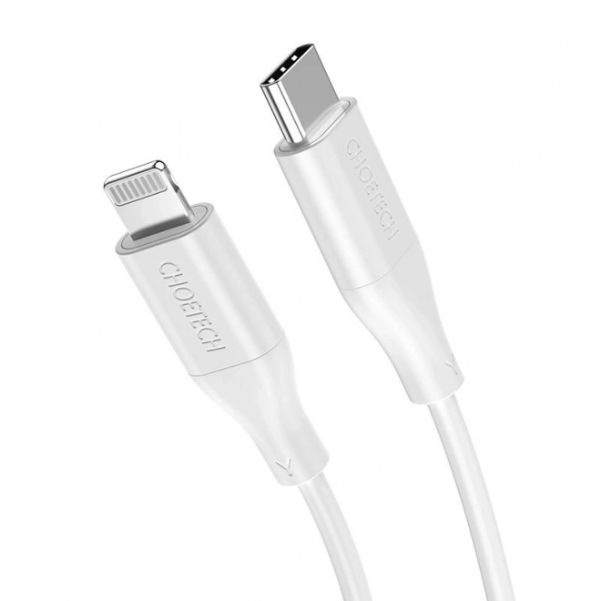 Kábel Choetech USB-C na Lightning 1,2m biela