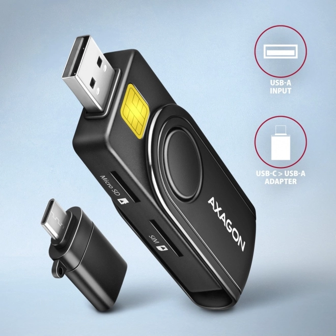 Čítačka kariet AXAGON PocketReader USB