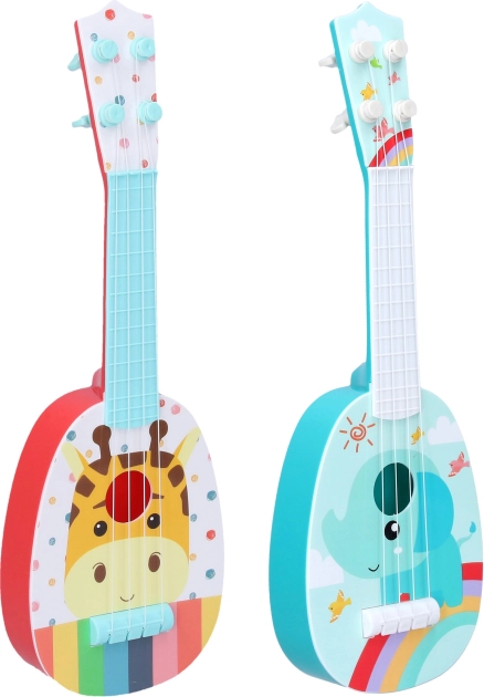 Detská gitara s motívom afrických zvierat