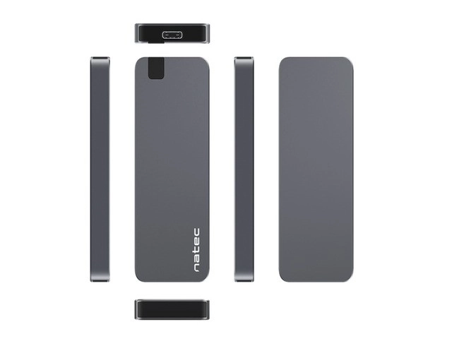 Odolné púzdro na SSD disk Natec Rhino M.2 NVMe USB-C