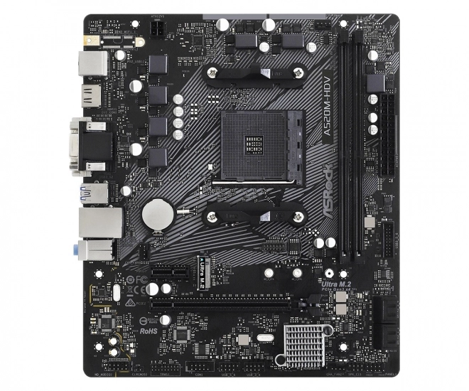 Základná doska ASRock pre AMD AM4 s HDMI/DVI/VGA a M.2