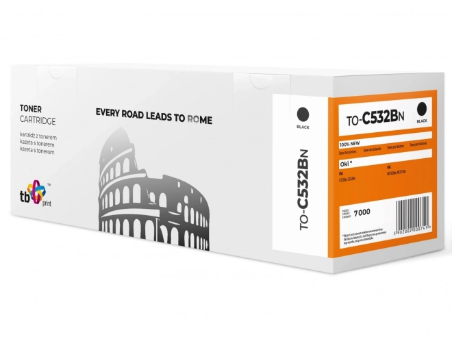 Čierny toner pre OKI C532