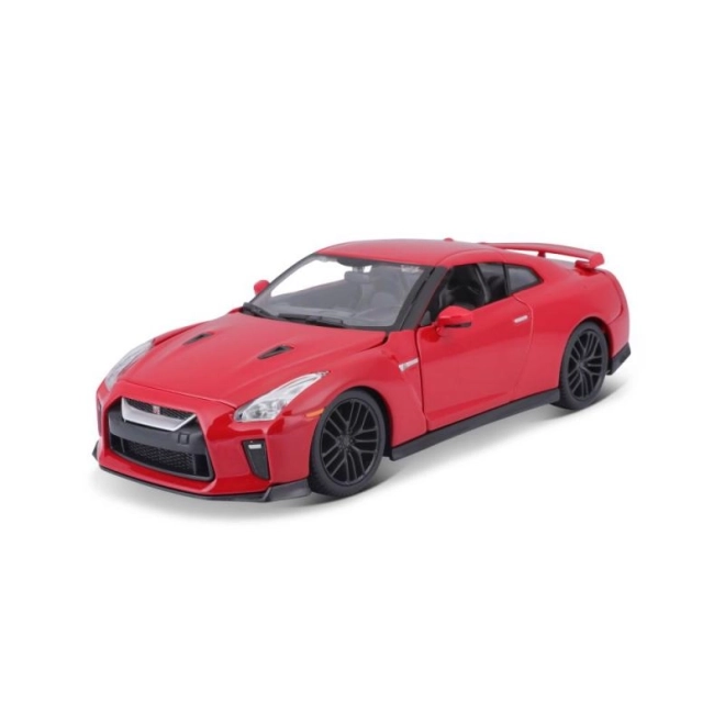 Bburago 1:24 Nissan GT-R Metallic 18-21082 – Červená