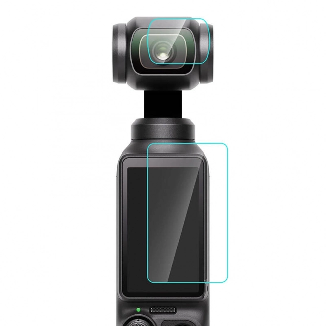 Tvrdené sklo na objektív a ochranný kryt obrazovky pre DJI Osmo Pocket 3