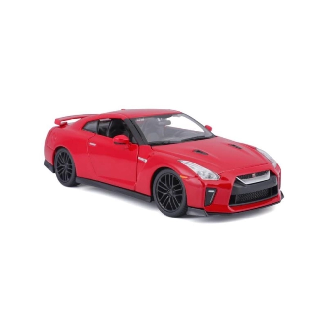 Bburago 1:24 Nissan GT-R Metallic 18-21082 – Červená