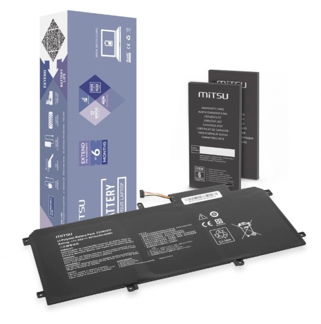 Batéria pre ASUS ZenBook a Mitsu 3610 mAh