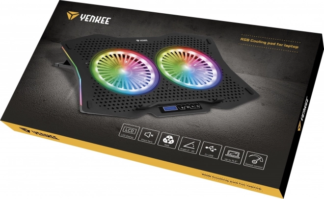 Podložka na chladenie s RGB osvetlením