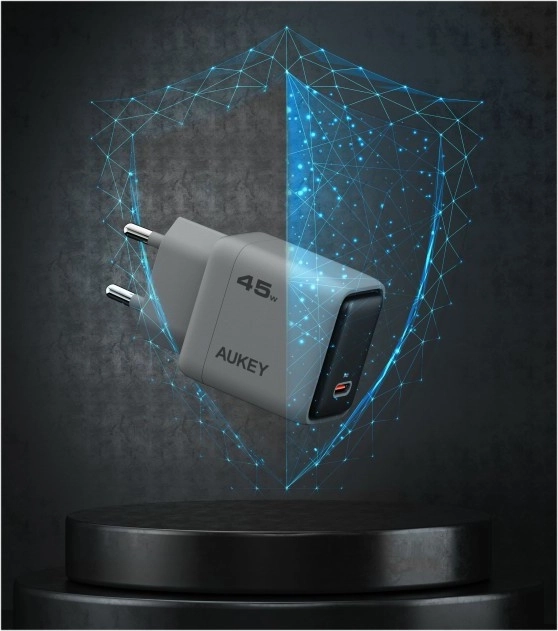 Mini nabíjačka AUKEY 45W USB-C s rýchlym nabíjaním