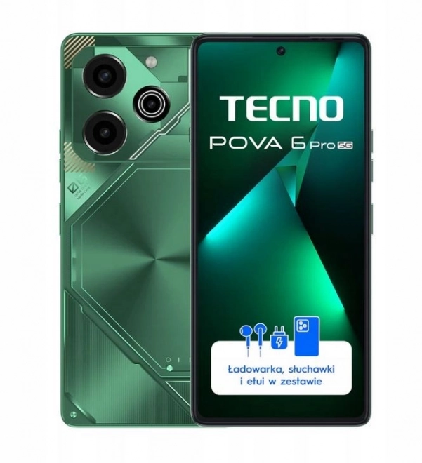 Smartfón POVA 6 Pro 5G Comet Green