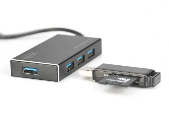 Hub 4-portový USB 3.0 SuperSpeed z hliníka