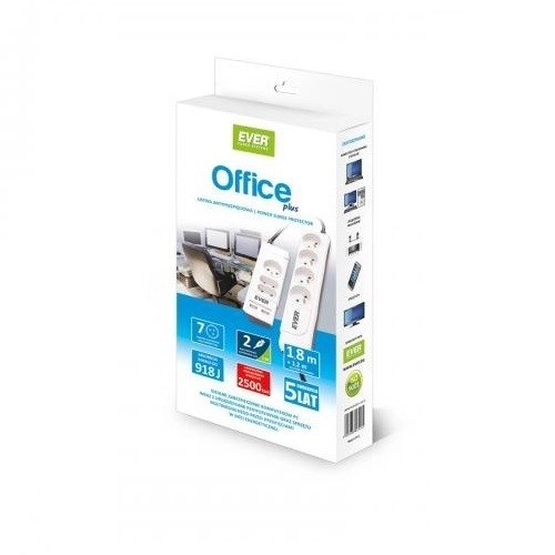 Kancelárska prepäťová ochrana Office Plus