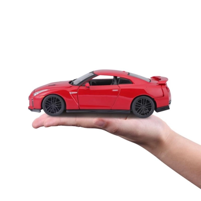 Bburago 1:24 Nissan GT-R Metallic 18-21082 – Červená