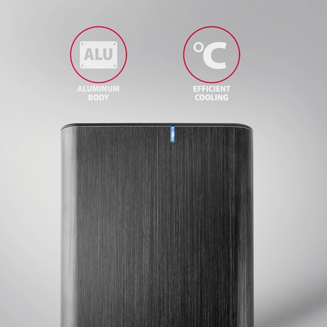 Hliníkový kryt na externý disk USB-C 5Gbps pre 3,5'' SATA