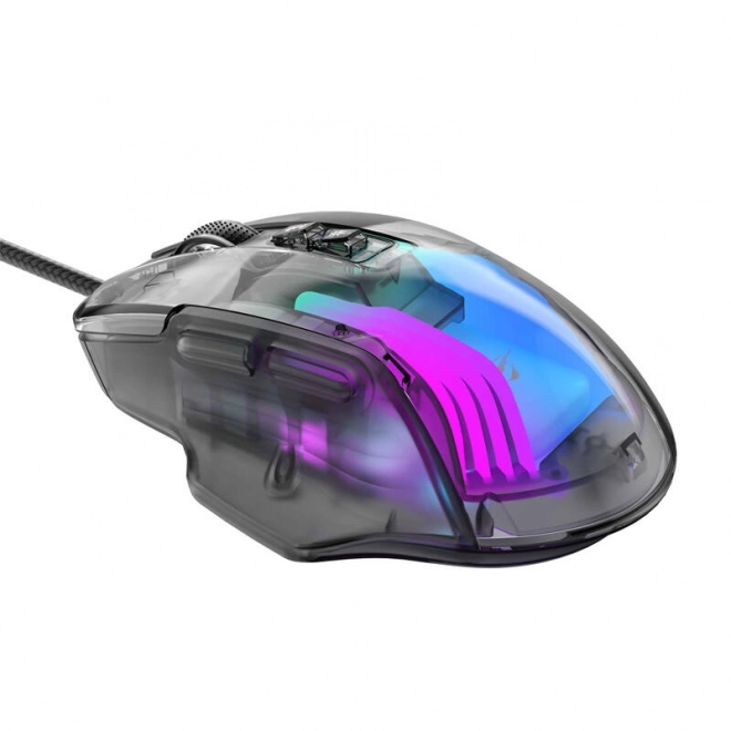 Kabelová herná myš s RGB podsvietením