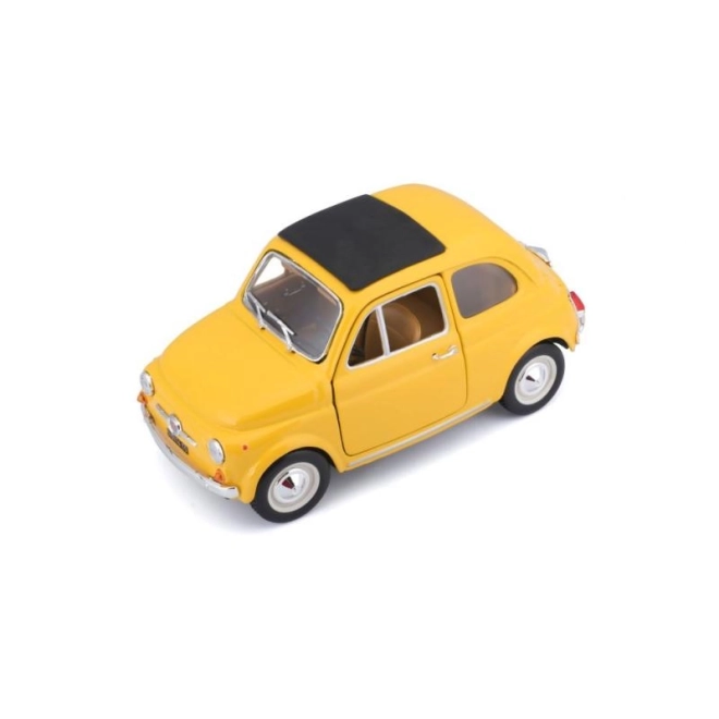 Bburago 1:24 Fiat 500 F 1965 žltá