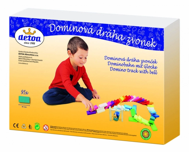 Domino dráha so zvončekom 95 ks