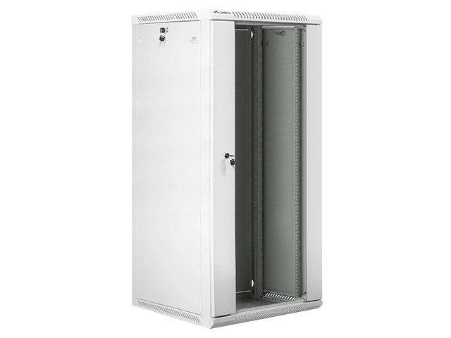 Nástenná inštalačná skriňa 19" 27U 600x600 mm so sklenenými dverami