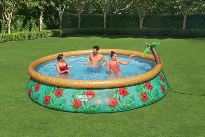 Nafukovací bazén s tropickým sprayerom Bestway 457 x 84 cm