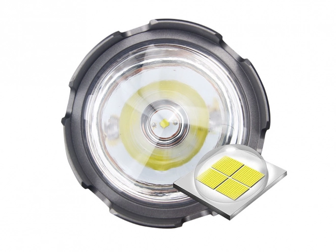 Stojací reflektor CREE LED XHP50 s powerbankou