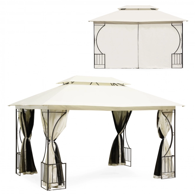 Stan záhradný pavilón 3x4m, moskytiéra a plné steny