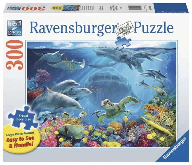 Puzzle Veľký formát 300 dielikov Podvodný život