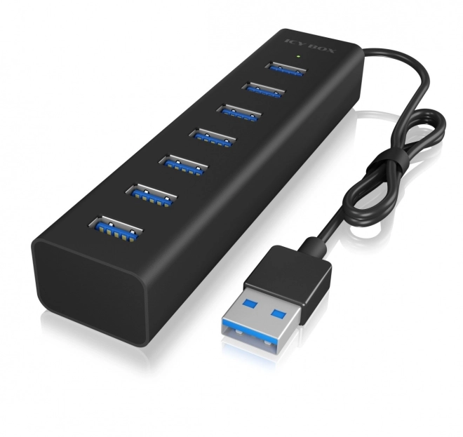7-portový USB HUB s napájacím adaptérom