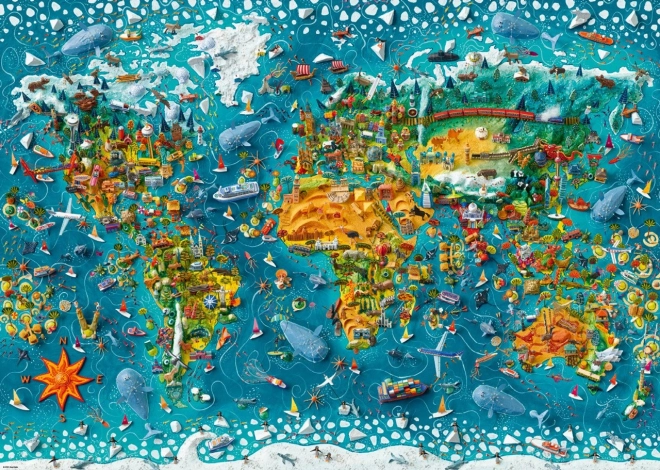 Puzzle Naš svet 2000 dielikov