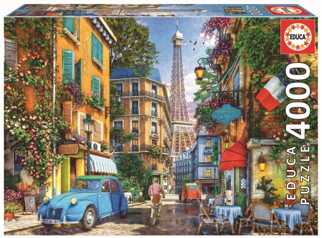 Puzzle Staré Parížske Ulice 4000 Dielikov