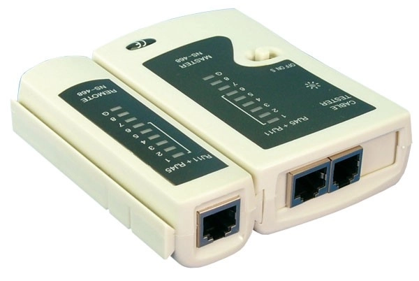 Tester káblov RJ11, RJ12, RJ45 s diaľkovou jednotkou