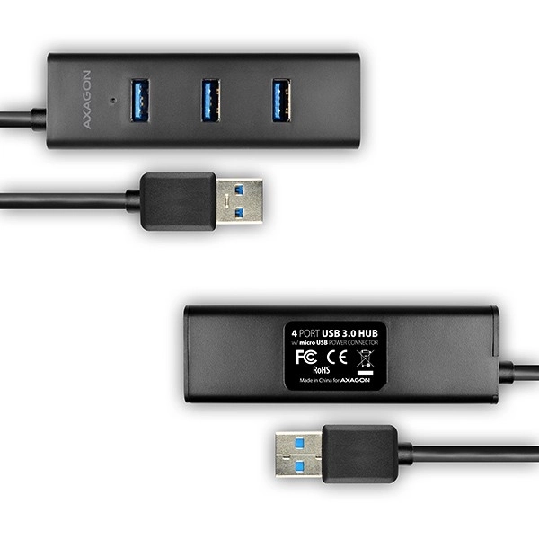 Štvorportový USB 3.0 HUB s nabíjačkou