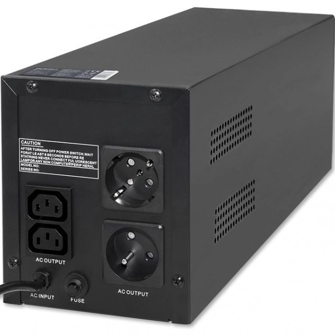 Záložný zdroj UPS Qoltec 1500VA 900W