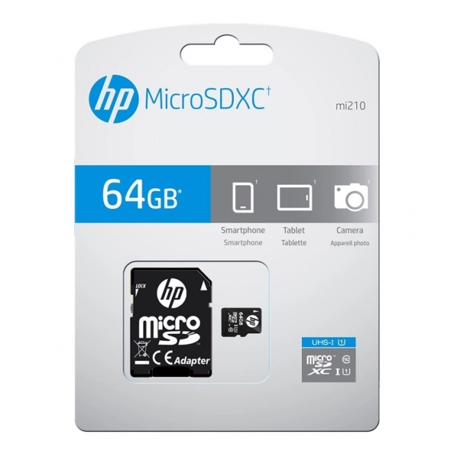 Karta MicroSDXC 64GB HP Vysoká Rýchlosť