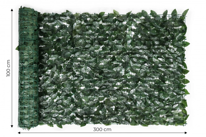 Umelý brečtanový živý plot na balkón 300x100 cm