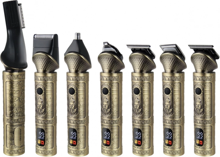 7 vymeniteľných hláv pre kompletný styling