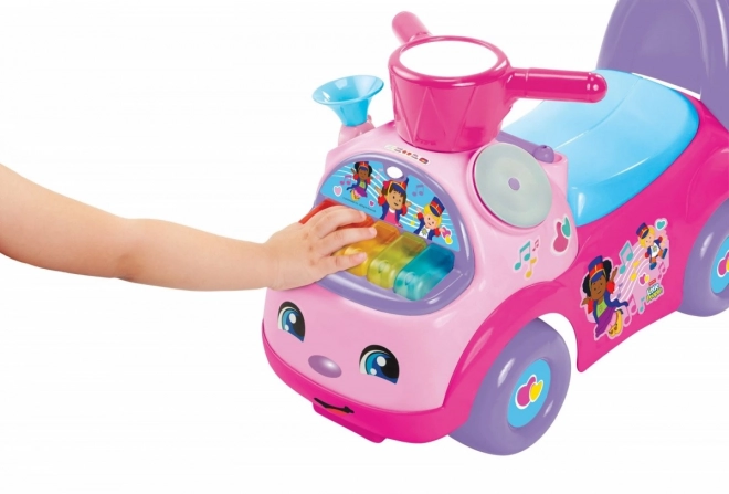 Jazdítko Fisher Price Hudobná Pochodová Ružová