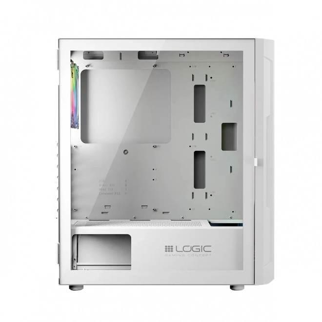 Počítačová skrinka Logic Aramis ARGB Midi USB 3.0 biela