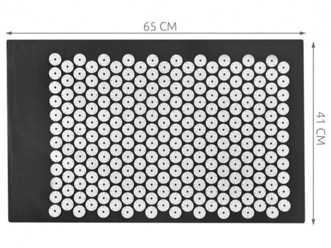 Xxl akupresúrna podložka čierna