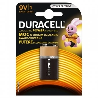 Batéria Duracell 9V alkalická